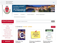 Tablet Screenshot of comune.pontassieve.fi.it